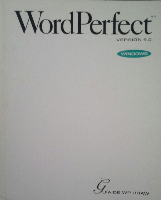 WORDPERFECT VERSIN 6.0 WINDOWS