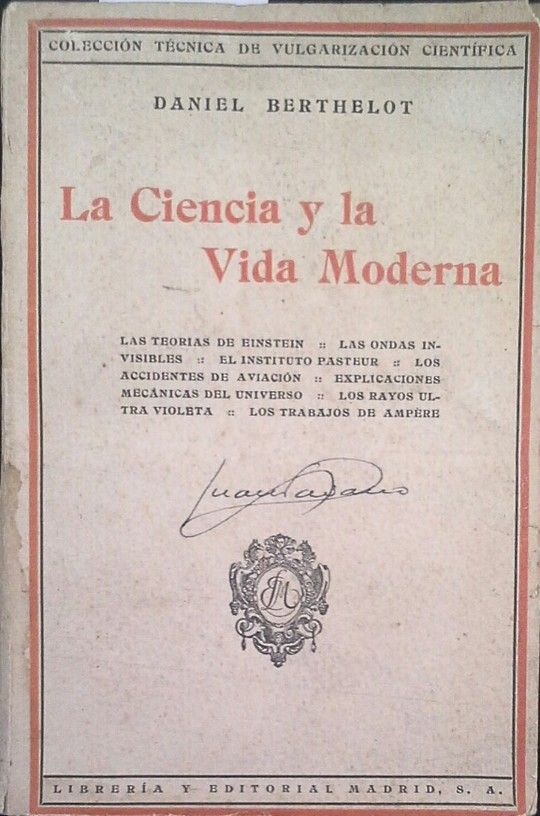 LA CIENCIA Y LA VIDA MODERNA