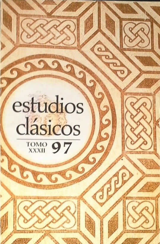 ESTUDIOS CL�SICOS TOMO XXXII (N�MERO 97) - 1990