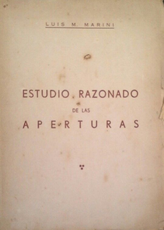 ESTUDIO RAZONADO DE APERTURAS