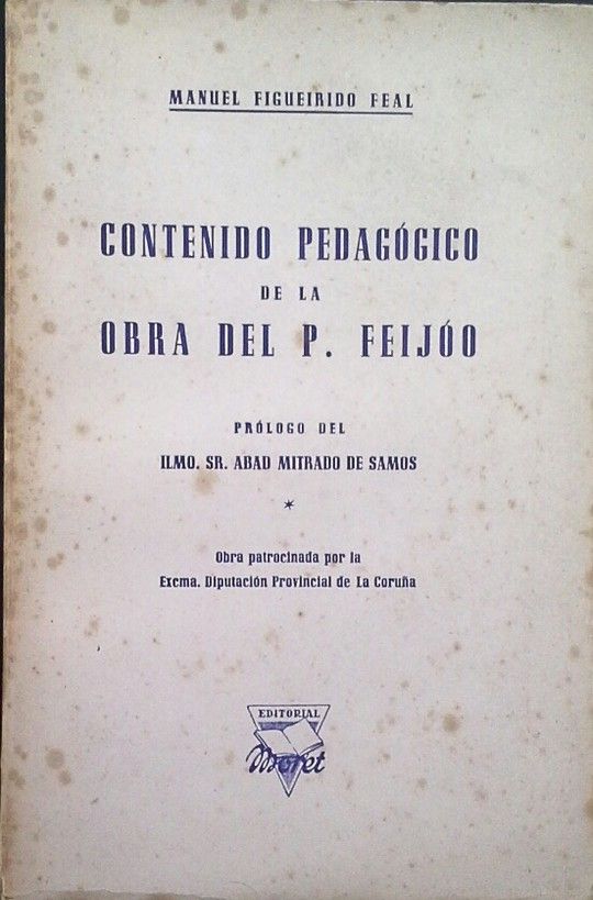 CONTENIDO PEDAGGICO DE LA OBRA DEL PADRE FEIJOO