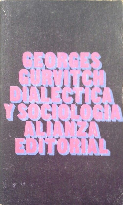 DIAL�CTICA Y SOCIOLOG�A