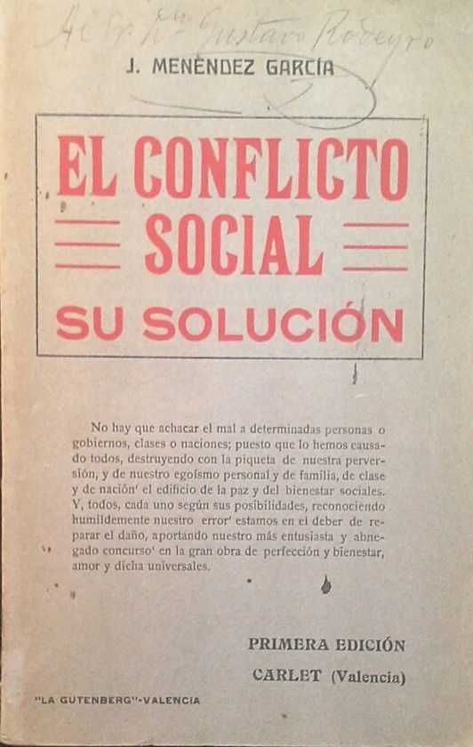 EL CONFLICTO SOCIAL - SU SOLUCIN