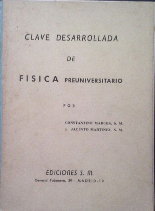 CLAVE DESARROLLADA DE FSICA PREUNIVERSITARIO