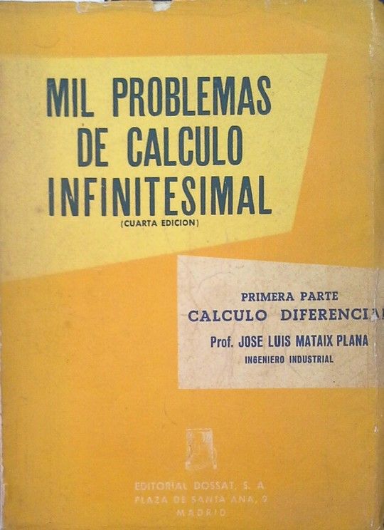 MIL PROBLEMAS DE CLCULO INFINITESIMAL