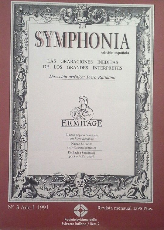 REVISTA SYMPHONIA - EDICIN ESPAOLA - N 3 - AO 1 - 1991