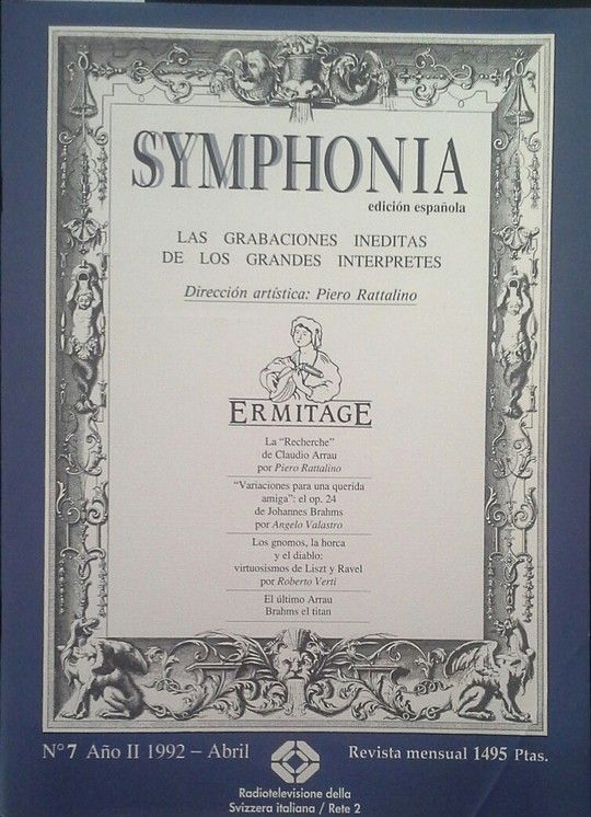 REVISTA SYMPHONIA - EDICI�N ESPA�OLA - N� 7 - A�O II - 1992 ABRIL
