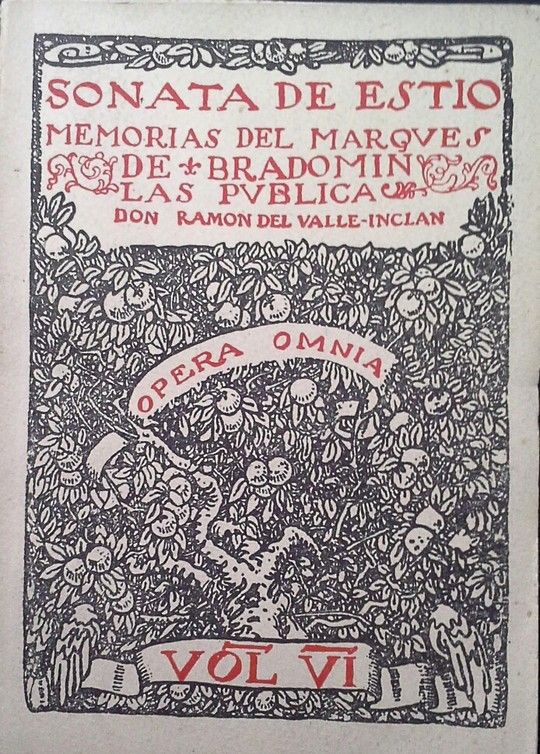 SONATA DE EST�O - MEMORIAS DEL MARQU�S DE BRADOM�N