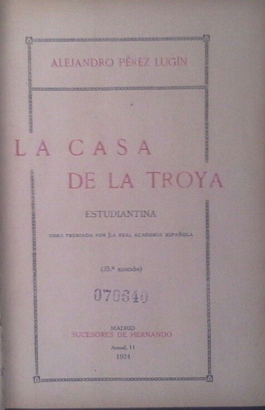 LA CASA DE LA TROYA