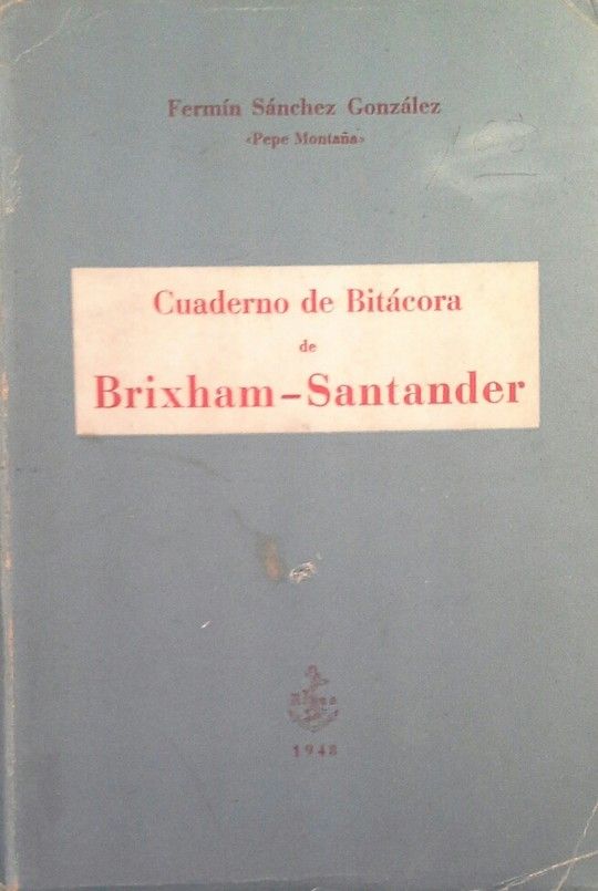 CUADERNO DE BIT�CORA DE BRIXHAM - SANTANDER