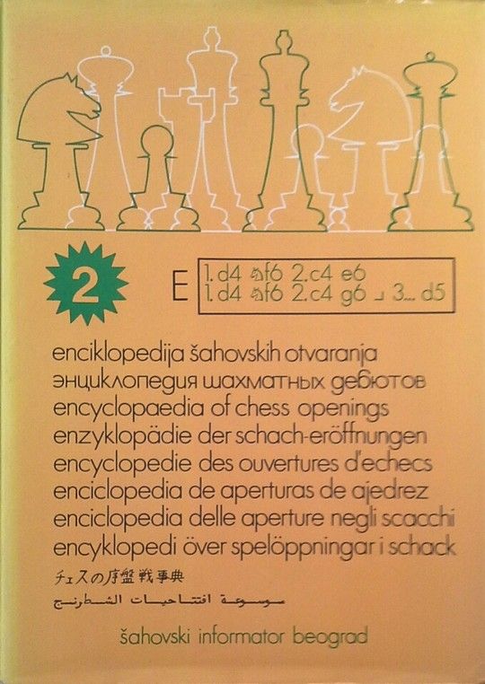 ENCICLOPEDIA DE APERTURAS DE AJEDREZ 2 - ENCIKLOPEDIJA SAHOVSKIH OTVARANJA 2