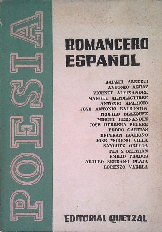 ROMANCERO ESPA�OL 1936-1939