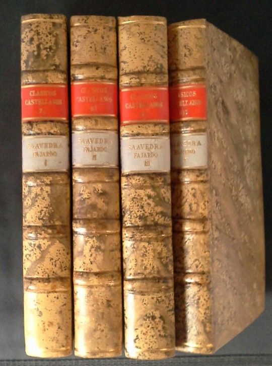 IDEA DE UN PR�NCIPE POL�TICO-CRISTIANO REPRESENTADA EN CIEN EMPRESAS - CUATRO TOMOS