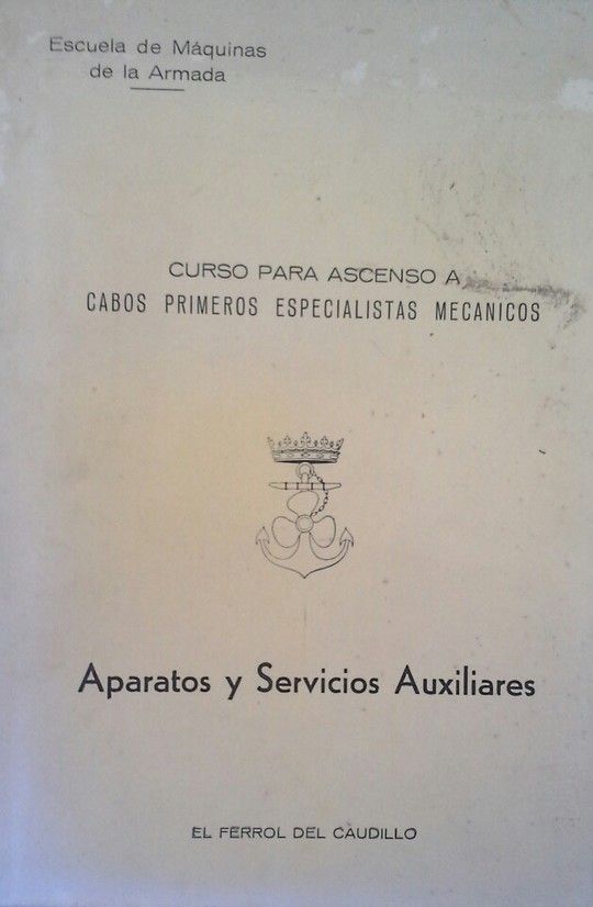 APARATOS Y SERVICIOS AUXILIARES