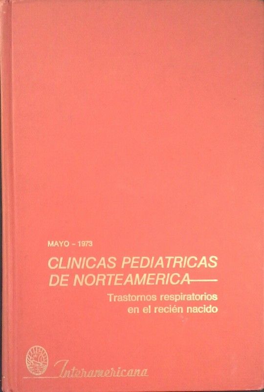 CLNICAS PEDITRICAS DE NORTEAMRICA - MAYO DE 1973