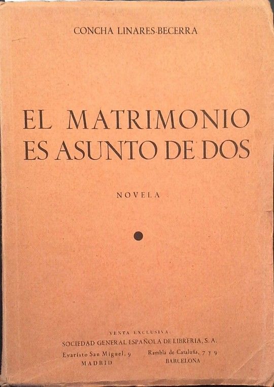 EL MATRIMONIO ES ASUNTO DE DOS