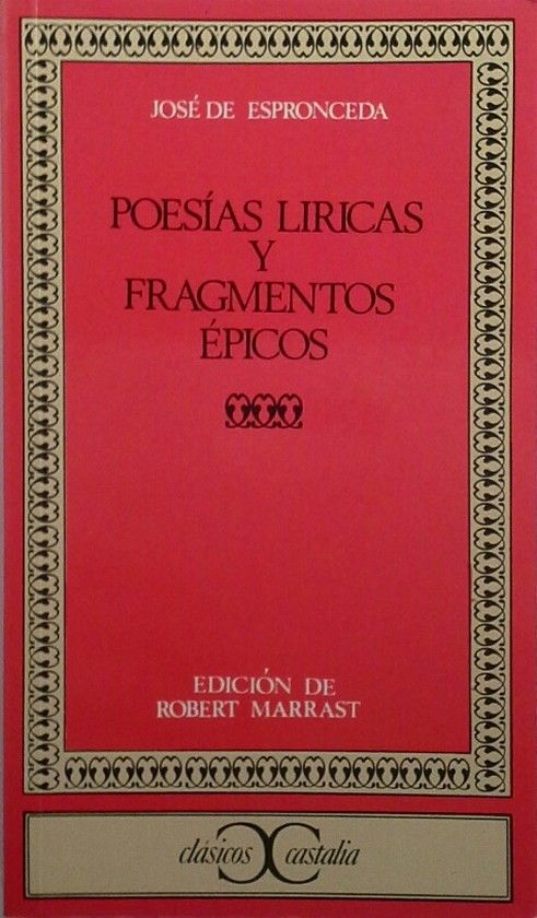 POES�AS L�RICAS Y FRAGMENTOS �PICOS