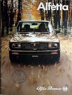 PROSPECTO DEL ALFETTA DE ALFA ROMEO