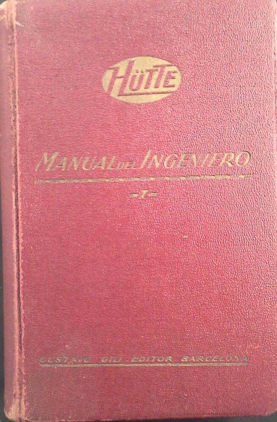 MANUAL DEL INGENIERO - TOMO I