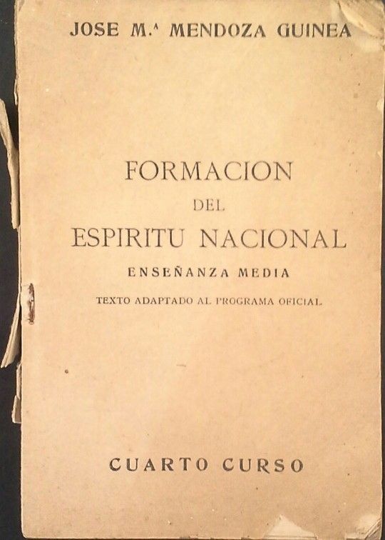 FORMACIN DEL ESPRITU NACIONAL - CUARTO CURSO