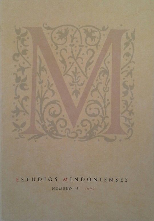 ESTUDIOS MINDONIENSES N 15 - 1999