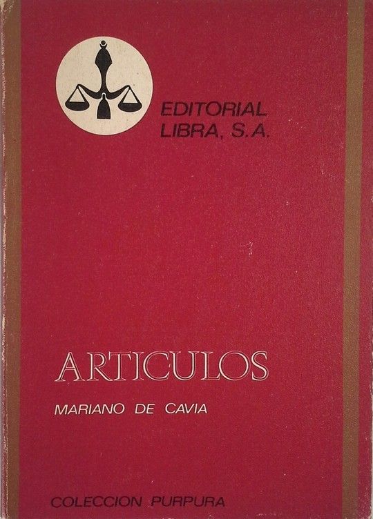 ARTCULOS DE MARIANO DE CAVIA