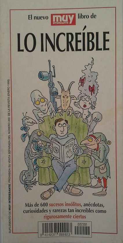 EL NUEVO LIBRO DE LO INCRE�BLE DE MUY INTERESANTE