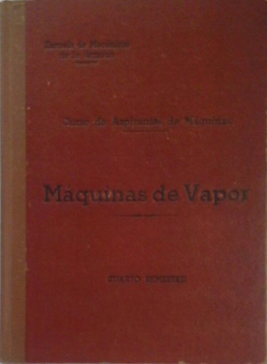 EXTO DE M�QUINAS DE VAPOR - CURSO DE ASPIRANTES DE M�QUINAS
