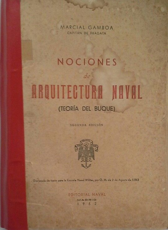 NOCIONES DE ARQUITECTURA NAVAL (TEOR�A DEL BUQUE)