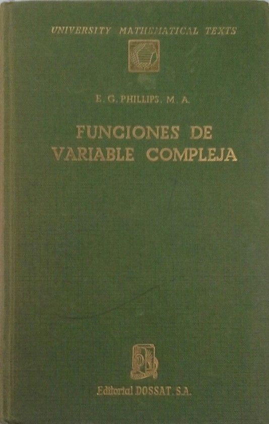 FUNCIONES DE UNA VARIABLE COMPLEJA Y SUS APLICACIONES