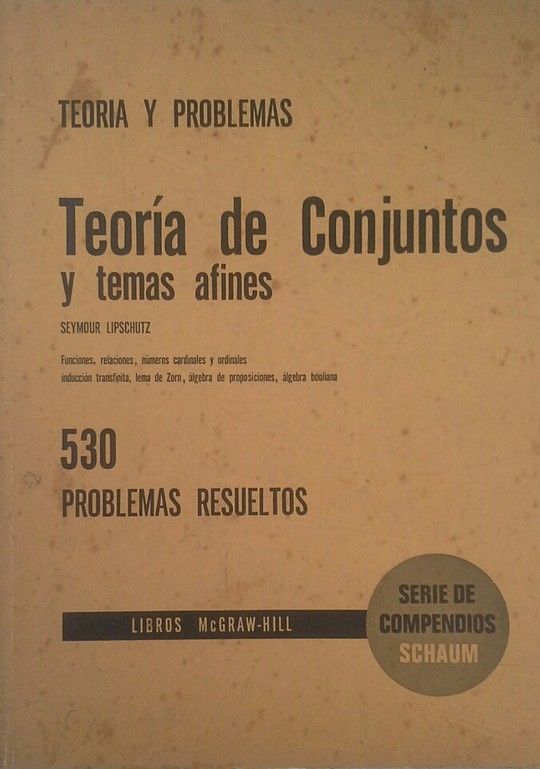 TEORA Y PROBLEMAS DE TEORA DE CONJUNTOS Y TEMAS AFINES