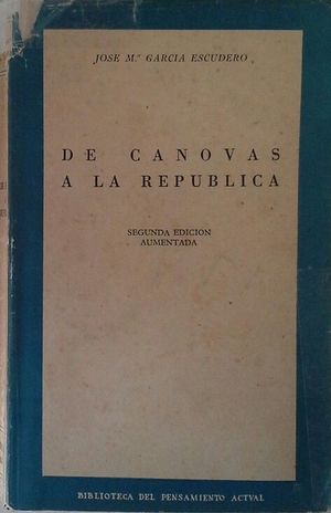 DE C�NOVAS A LA REP�BLICA