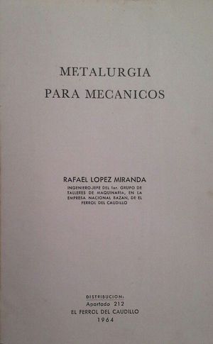 METALURGIA PARA MECÁNICOS