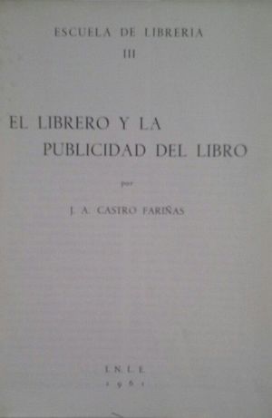 EL LIBRERO Y LA PUBLICIDAD DEL LIBRO