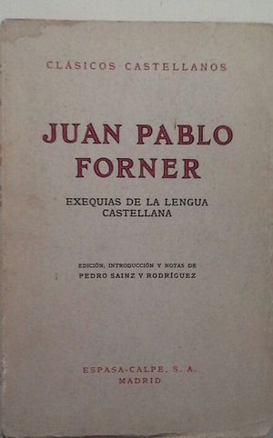EXEQUIAS DE LA LENGUA CASTELLANA