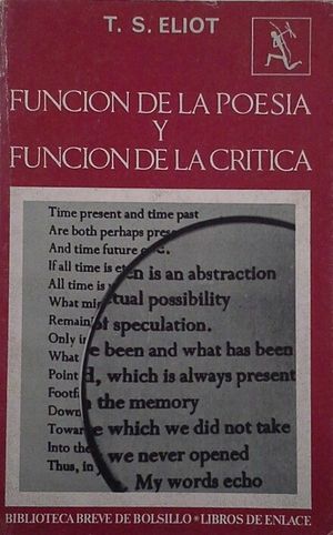 FUNCIN DE LA POESA Y FUNCIN DE LA CRTICA