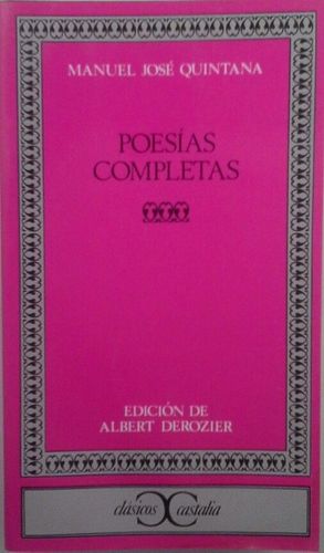 POES�AS COMPLETAS DE MANUEL JOS� QUINTANA
