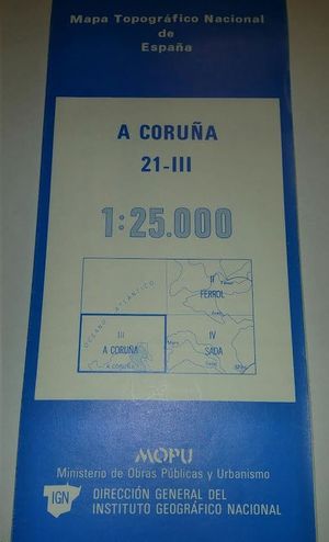 A CORUA 21-III  1:25000