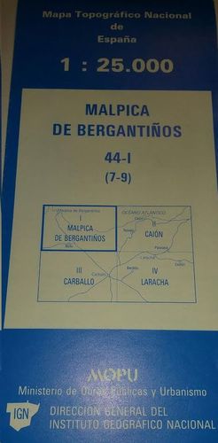 MALPICA DE BERGANTIOS 44-I (7-9) 1:25000