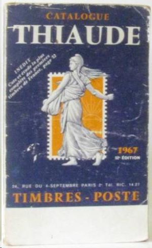 CATALOGUE THIAUDE  1967