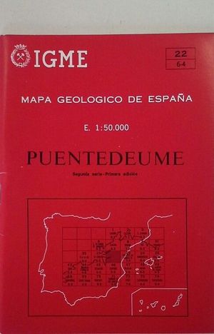 PUENTEDEUME - MAPA GEOLGICO DE ESPAA 22 6-4 1:50.000