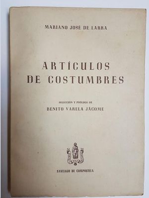 ARTICULOS DE COSTUMBRES