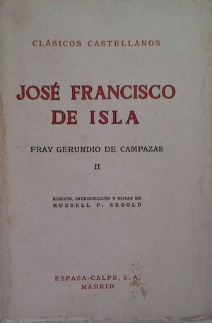 FRAY GERUNDIO DE CAMPAZAS - VOL II