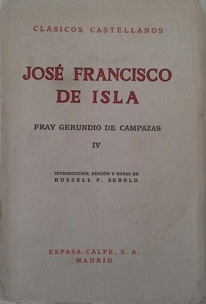 FRAY GERUNDIO DE CAMPAZAS - VOL IV