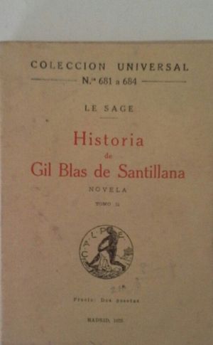 HISTORIA DE GIL BLAS DE SANTILLANA - TOMO II