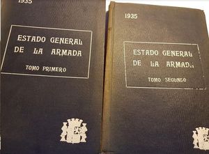 ESTADO GENERAL DE LA ARMADA( DOS TOMOS).