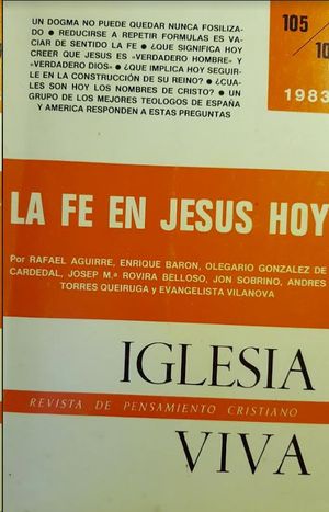 LA FE EN JESUS HOY  105/106  1983