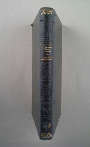 TABLAS DE LOGARITMOS VULGARES DE LOS NUMEROS DESDE 1 HASTA 20.000