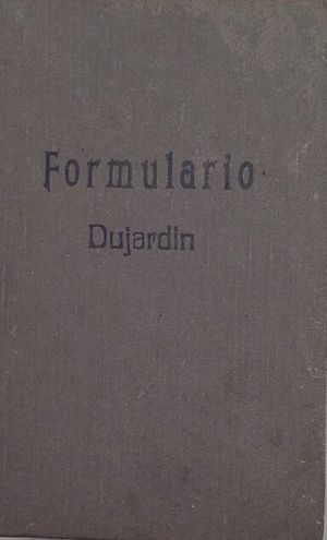 FORMULARIO PR�CTICO DE TERAP�UTICA Y DE FARMACOLOG�A (DUJARDIN)