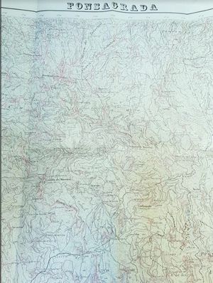 MAPA TOPOGRAFICO FONSAGRADA  - 74--